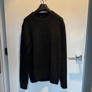 Men's Black Sweater Soft thick Banana Republic
